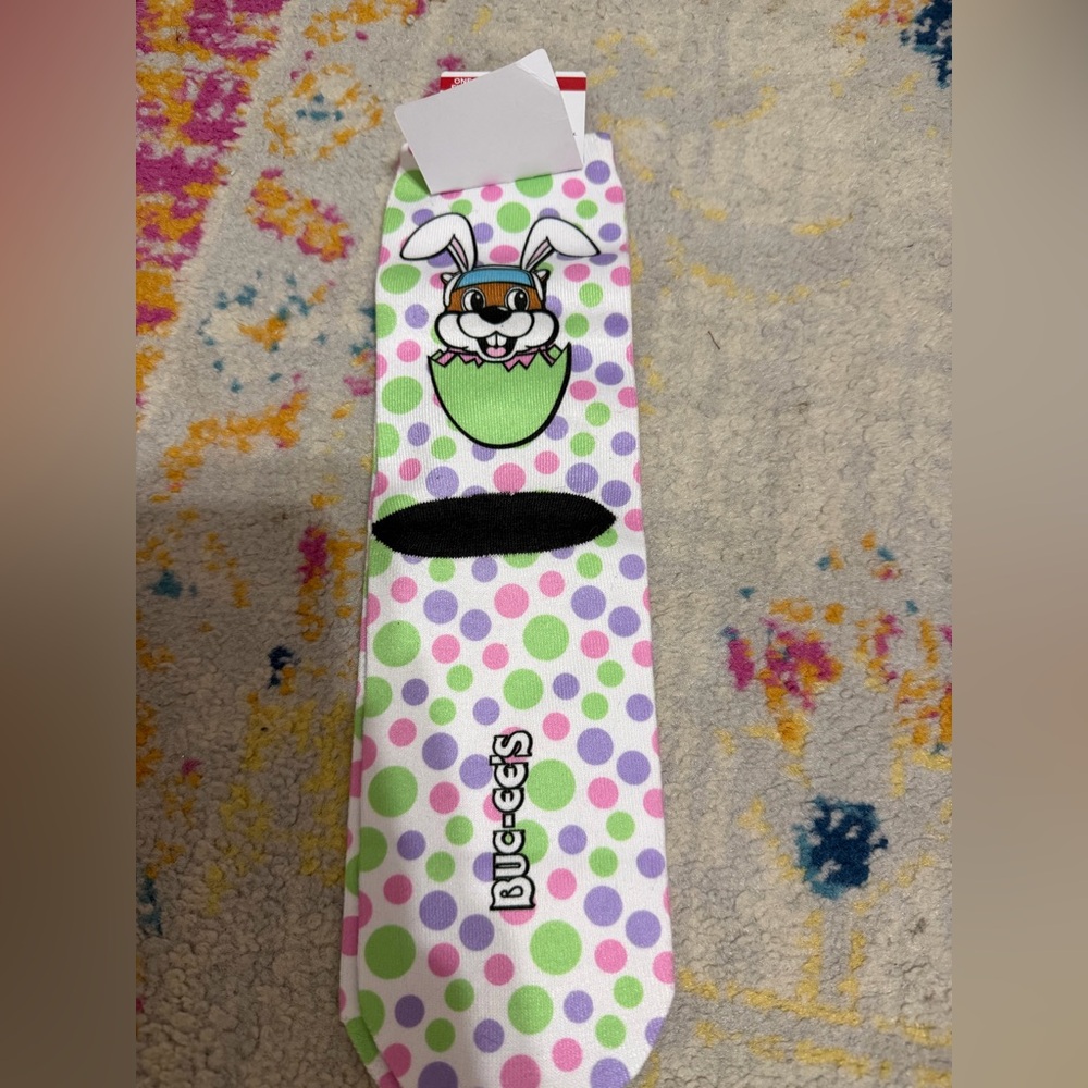 unisex buc-ee’s easter socks